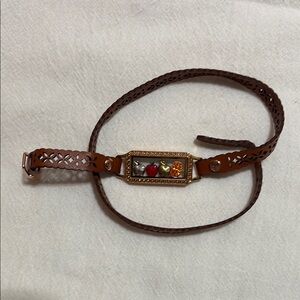 Origami Owl bracelet (apples and pumpkin charms).